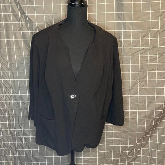 Black Briggs New York Blazer - Picture 1 of 4